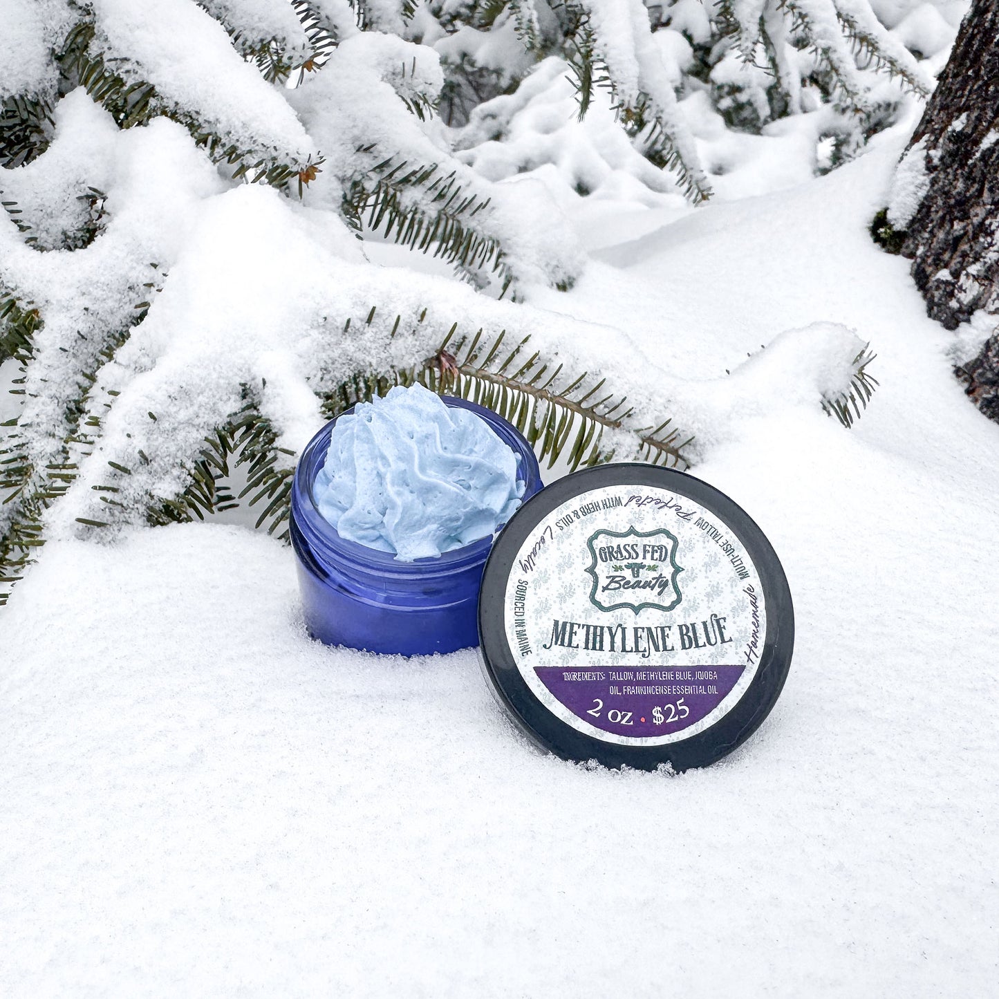Methylene Blue Tallow Balm